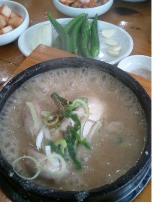 장수토종삼계탕